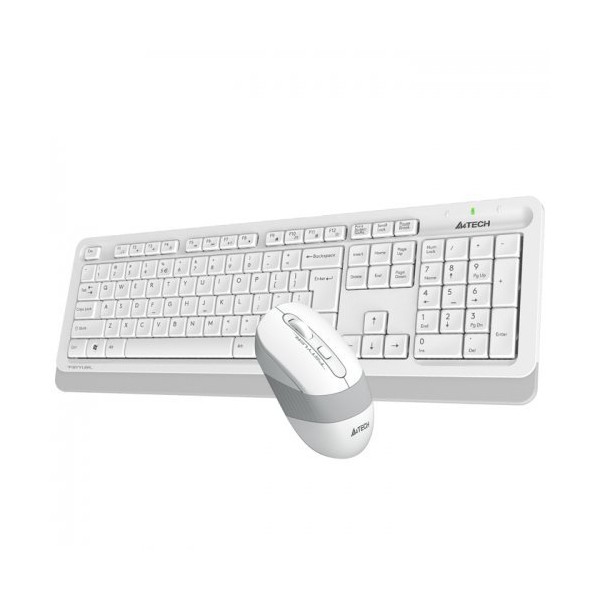 A4 Tech FG1010 USB TR Q Beyaz Kablosuz Klavye Mouse Set 3
