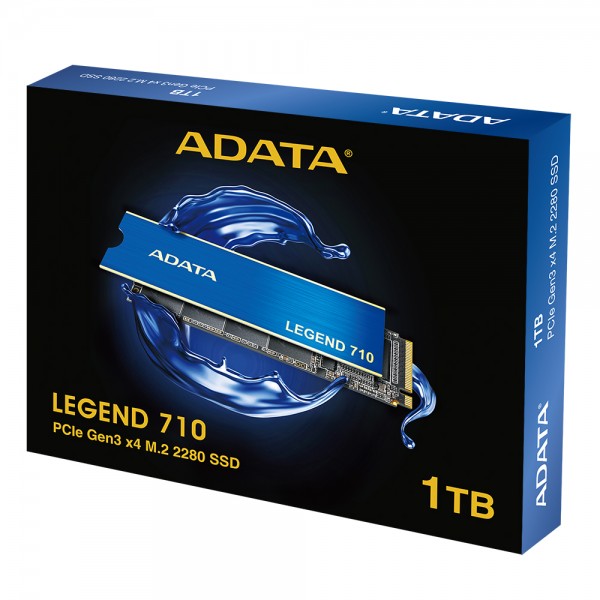 ADATA Legend 710 1TB PCIe NVMe 2400MB /1800MB M.2 SSD (ALEG-710-1TCS) 5