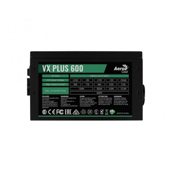 Aerocool VX Plus 600W Güç Kaynağı (AE-VXP600) 2