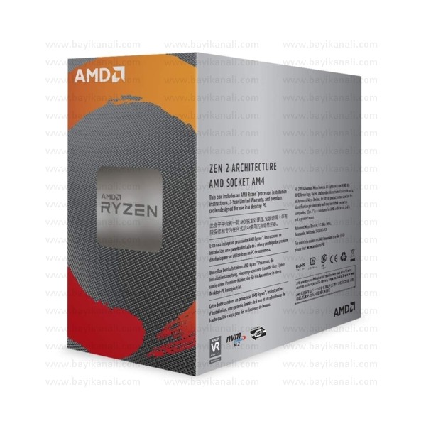 AMD RYZEN 5 3600 3.6GHz 32MB AM4 (65W) BOX 2