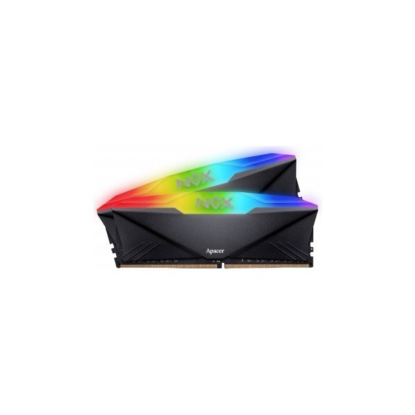 Apacer Nox RGB 8GB (1x8GB) DDR4 3200MHz CL16 Gaming Ram (AH4U08G32C28YNBAA-1)