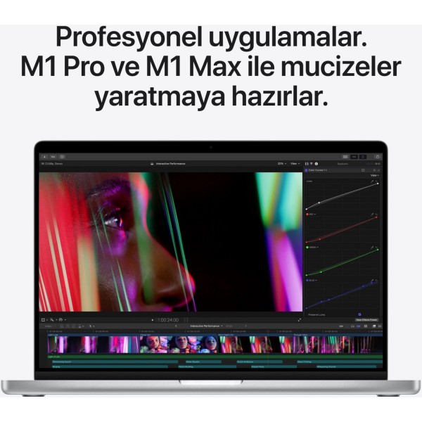 MacBook Pro 16''M1 Max 10CPU 32GPU 32GB 1TB SİLVER 3