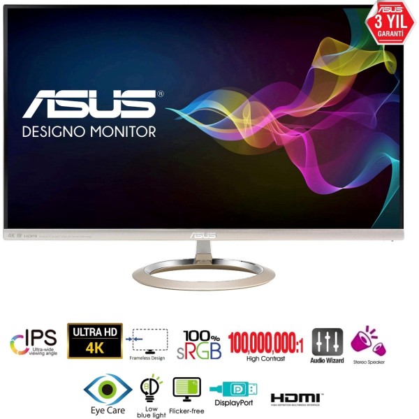ASUS 27" MX27UC 4K 60Hz 5ms HDMI DP UHD Freesync Gaming Monitör Outlet Pikselli Ürün 2 Yıl garanti 1