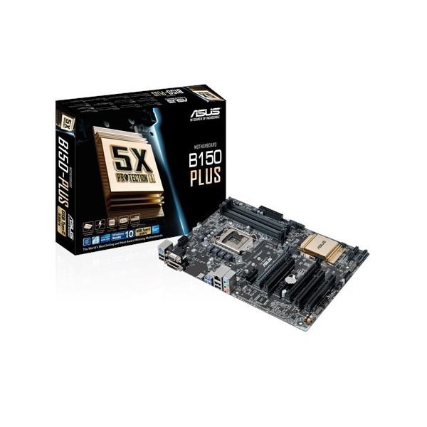 Asus B150-PLUS Intel B150 2133MHz DDR4 Soket 1151 ATX Anakart 1