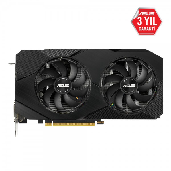 Asus Dual-GTX1660-O6G-EVO GeForce GTX 1660 6GB O.C GDDR5 192Bit DX12 Gaming Ekran Kartı 2