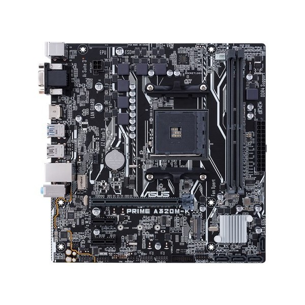 Asus Prime A320M-K DDR4 3200 MHz S+GL AM4 mATX Anakart 2