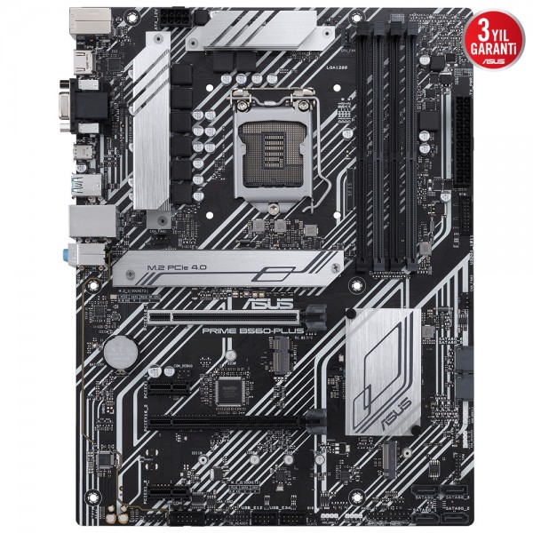 Asus Prime B560-Plus Intel B560 Soket 1200 DDR4 4600(OC)MHz ATX Gaming Anakart 2