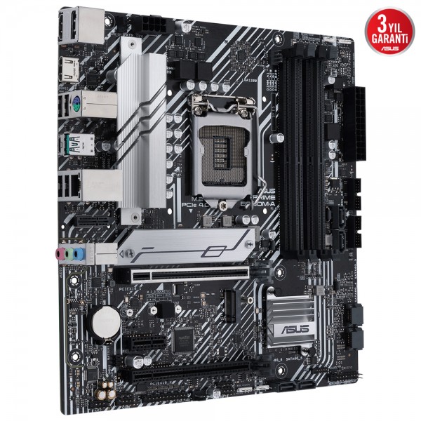 Asus Prime B560M-A Intel B560 Soket 1200 DDR4 5000(OC)MHz mATX Gaming Anakart 3