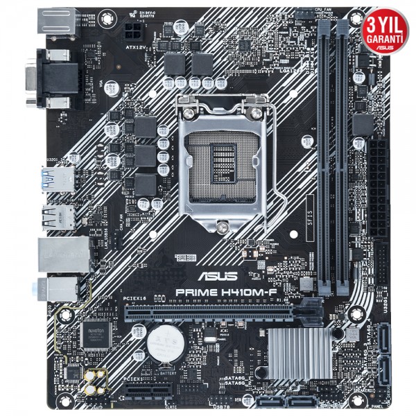 Asus Prime H410M-F Intel H410 1200 Pin DDR4 2933MHz Micro ATX Anakart 2