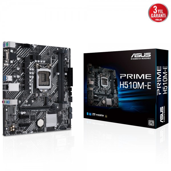 ASUS PRIME H510M-E 3200MHz DDR4 LGA1200 mATX Anakart 1