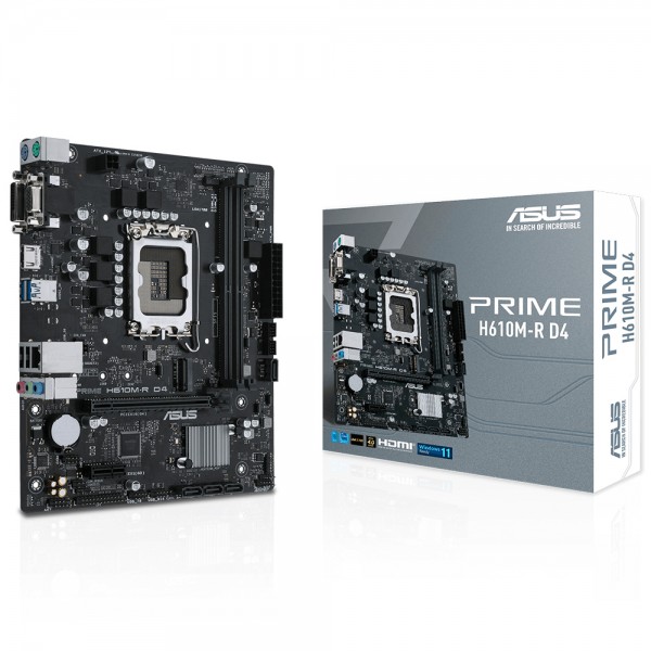 ASUS PRIME H610M-R D4 Intel H610 LGA 1700 Micro ATX Anakart
