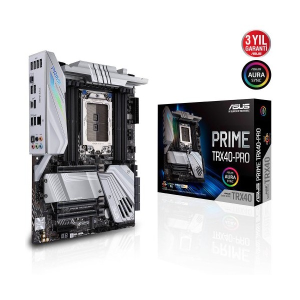 Asus Prime TRX40-Pro AMD TRX40 Soket sTRX4 DDR4 4666(OC)Mhz ATX Anakart 1