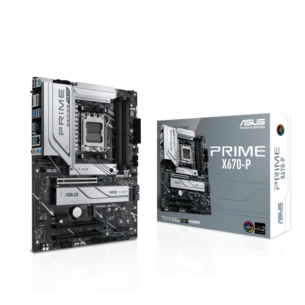 ASUS PRIME X670-P AMD X670 AM5 DDR5 6400MHz ATX Anakart