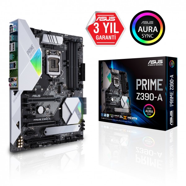 Asus Prime Z390-A Intel Z390 DDR4 LGA1151 ATX Anakart 1