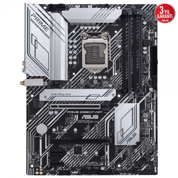 Asus Prime Z590-P WIFI Intel 5133(OC)MHz Z590 Soket 1200 DDR4 ATX Gaming Anakart 2
