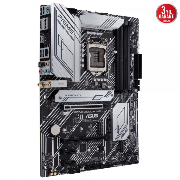Asus Prime Z590-P WIFI Intel 5133(OC)MHz Z590 Soket 1200 DDR4 ATX Gaming Anakart 3