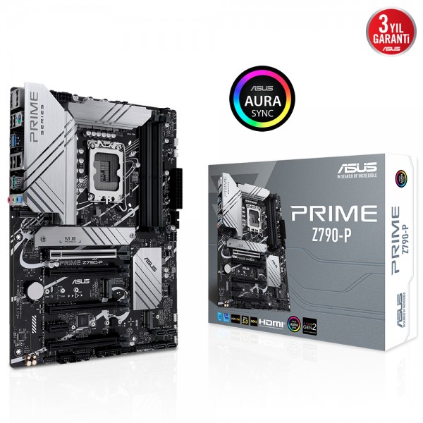 ASUS PRIME Z790-P Intel Z790 LGA1700 DDR5 7200 ATX GAMING ANAKART
