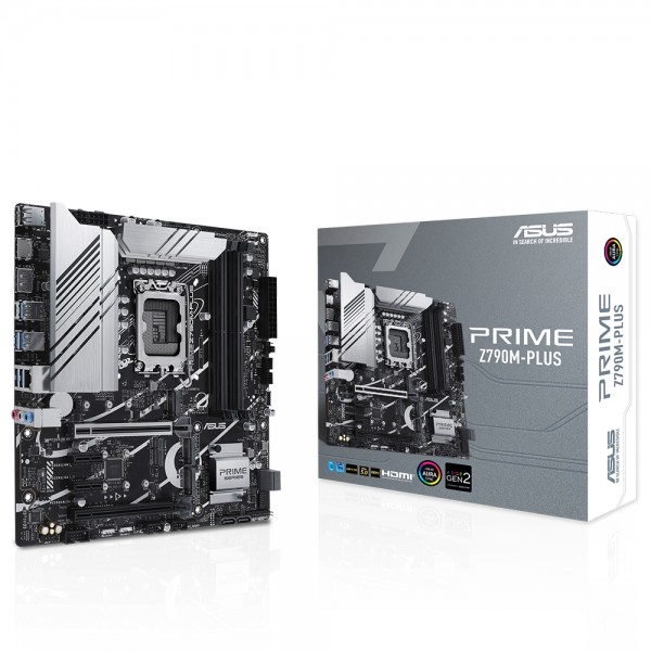 ASUS PRIME Z790M-PLUS LGA1700 DDR5 7200Mhz AURA RGB mATX Anakart