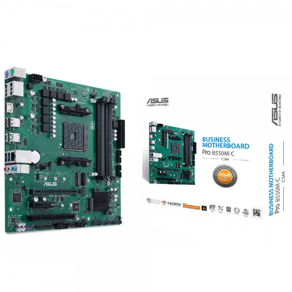 ASUS PRO B550M-C/CSM AMD B550 AM4 DDR4 4800MHz mATX Anakart 1