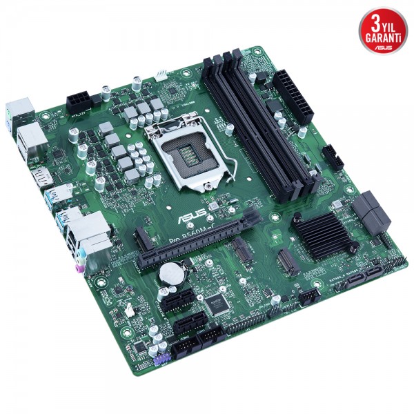 Asus Pro B560M-C/CSM Intel B560 Soket 1200 DDR4 4600(OC)MHz mATX Anakart 3