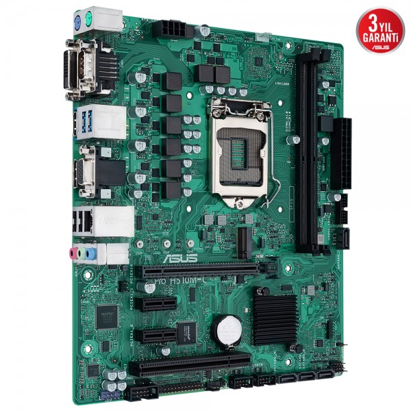 Asus Pro H510M-C/CSM Intel H510 Soket 1200 DDR4 2933MHz mATX Anakart 3