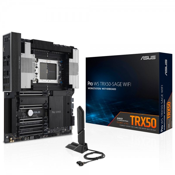 ASUS Pro WS TRX50 Sage Wifi AMD TRX50 6400 MHz DDR5 Atx Anakart 1