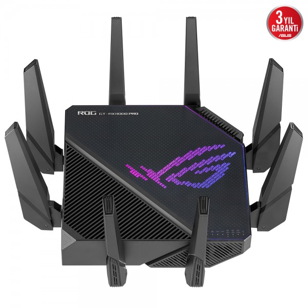ASUS ROG RAPTURE GT-AX11000 PRO TRI-BAND WİFİ 6E Gaming Router 3