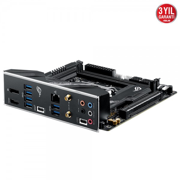 ASUS ROG STRIX B460-I GAMING 2933MHz DDR4 Soket 1200 M.2 Wi-Fi HDMI DP Mini ITX Anakart 4