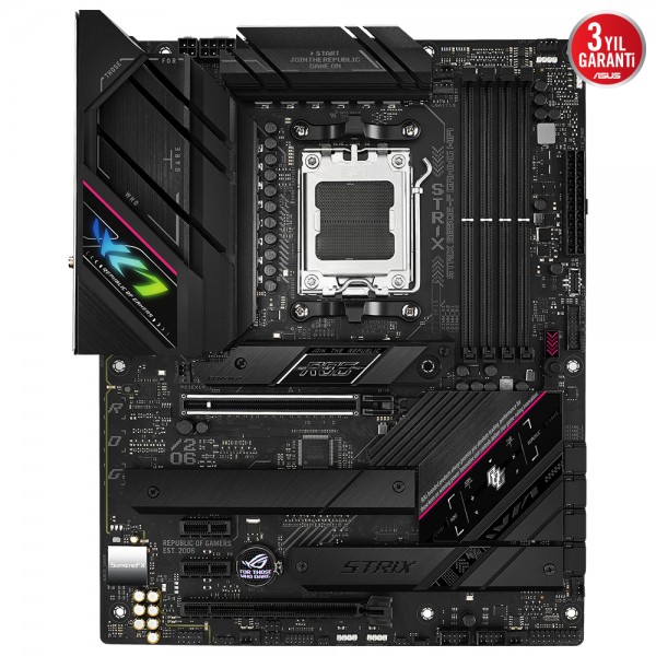 ASUS ROG STRIX B650E-F GAMING WIFI AMD B650 AM5 DDR5 6400MHz ATX Gaming Anakart 3