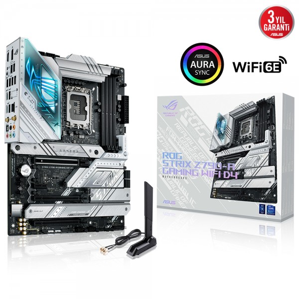 ASUS ROG STRIX Z790-A GAMING WIFI D4 Intel Z790 LGA1700 DDR4 5333 ATX GAMING ANAKART