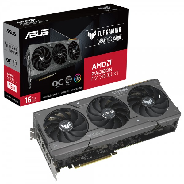 ASUS TUF AMD RADEON RX7600XT O16G GAMING 16GB GDDR6 128bit OC Ekran Kartı