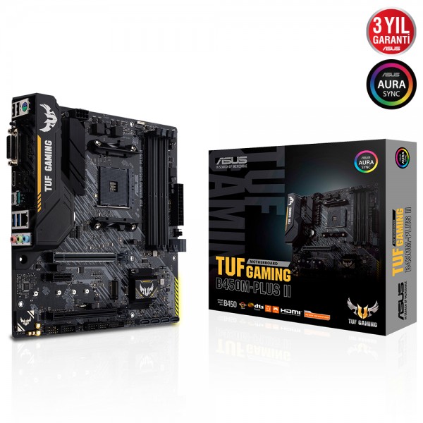 Asus TUF Gaming B450M-PLUS II AMD B450 AM4 DDR4 4400MHz Micro ATX Anakart