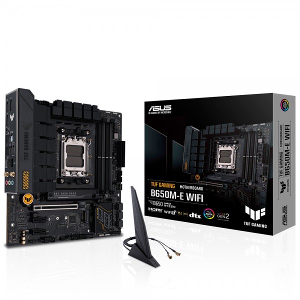 Asus TUF Gaming B650M-E WiFi DDR5 6400mhz(OC) RGB AM5 mATX Anakart