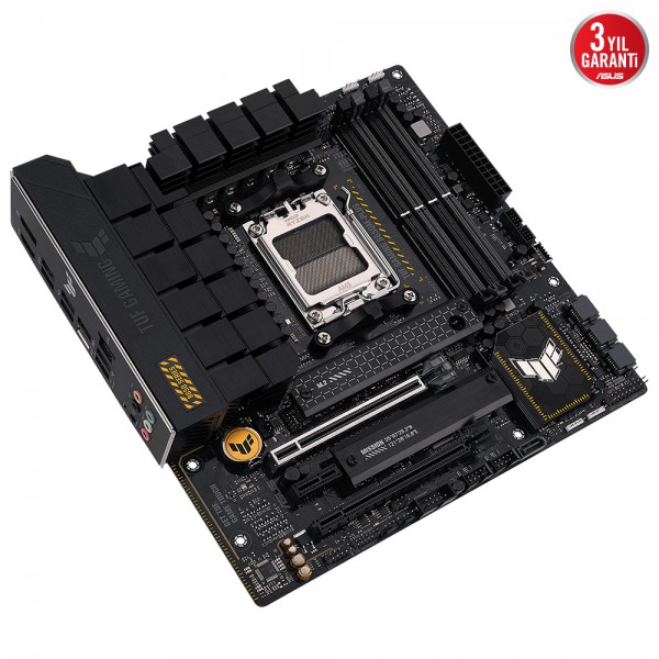 ASUS TUF GAMING B650M-PLUS 6400MHz AMD Socket AM5 mATX Anakart 4