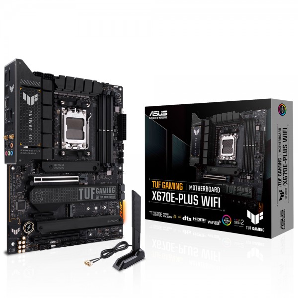 ASUS TUF GAMING X670E-PLUS WIFI 6400MHz AMD X670 Soket AM5 ATX Anakart