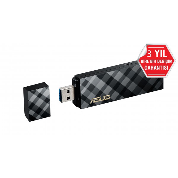 Asus USB-AC54 Dual-Band Wireless-AC1300 USB 3.0 Wi-Fi Adaptör 3