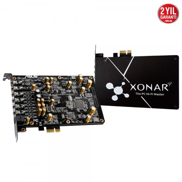 ASUS Xonar AE 7.1 Channel 192kHz/24bit 110dB SNR PCIe Oyuncu Ses Kartı 1