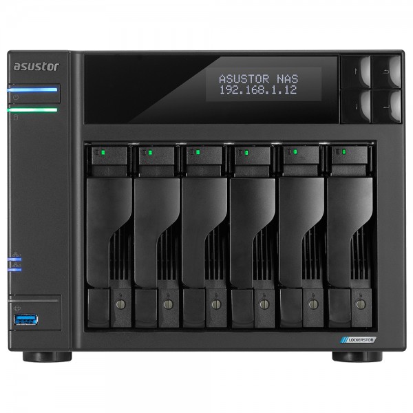 ASUSTOR AS6706T CELERON N5105 QC-8GB RAM-6-diskli Nas Server 1