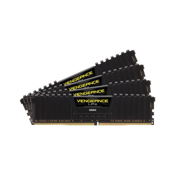 Corsair Vengeance CMK32GX4M4B3600C18 32GB (4x8GB) DDR4 3600MHz CL18 Black LPX Soğutuculu DIMM Bellek 1