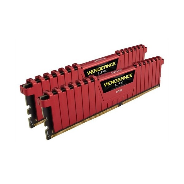 Corsair Vengeance LPX 16GB (2x8GB) DDR4 3200MHz C16 Kırmızı Ram - CMK16GX4M2B3200C16R 1