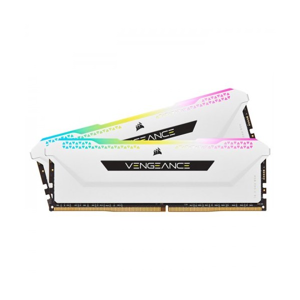 Corsair Vengeance RGB Pro SL CMH32GX4M2D3600C18W 32GB (2x16GB) DDR4 3600MHz CL18 Beyaz Gaming Ram