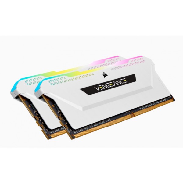 VENGEANCE RGB PRO SL 32GB (2x16GB) DDR4 RAM 3200MHz CMH32GX4M2E3200C16W 1