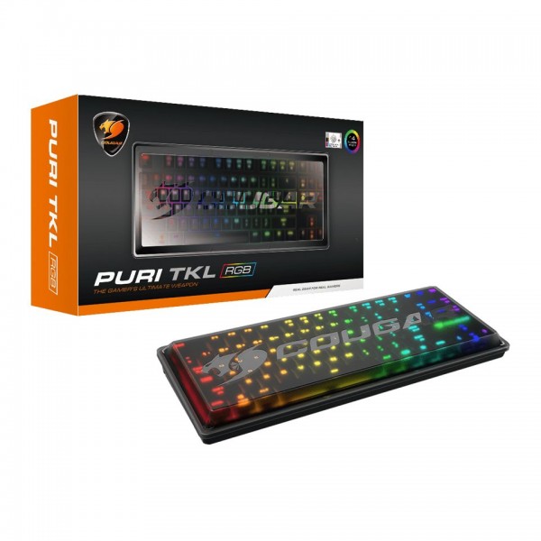 Cougar PURI TKL RGB Mekanik Gaming Klavye (Mavi Switch) CGR-WM3SB-PUTRGB 5