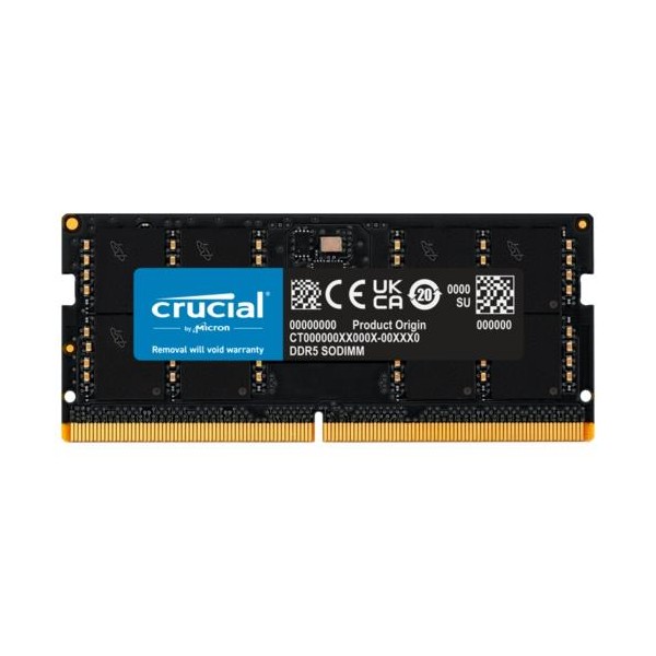 Crucial NTB 32GB 5600MHz DDR5 CT32G56C46S5 SODIMM,1.1V/(5V ext),CL46