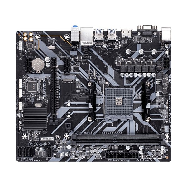 Gigabyte B450M H AMD B450 Soket AM4 DDR4 3600(OC)MHz mATX Gaming Anakart 2