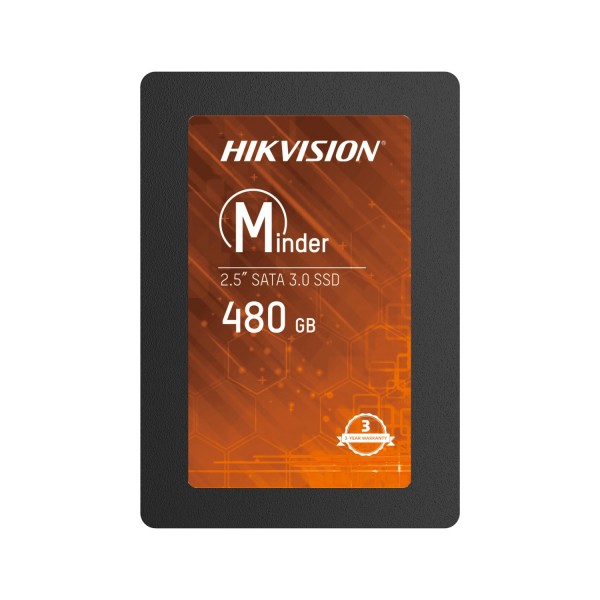 HIKVISION DISK SSD 480GB SATA 2.5" 540-470 MB/S HS-SSD-MINDER(S)/480G	 1