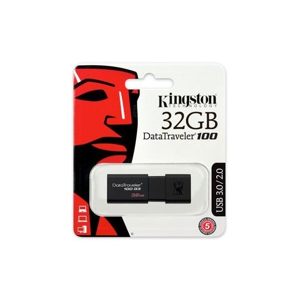 Kingston DataTraveler100 G3 32GB USB3.0 Usb Bellek (DT100G3/32GB) 2