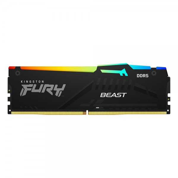 Kingston Fury Beast RGB KF552C36BBEAK2/32 32GB (2x16GB) DDR5 5200MHz CL36 Siyah Gaming Ram (Bellek) 2