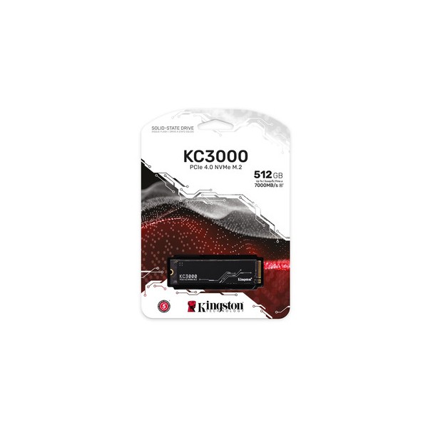 KINGSTON KC3000 512 GB NVME GEN4 SSD 7000/3900 (SKC3000S/512G) 4