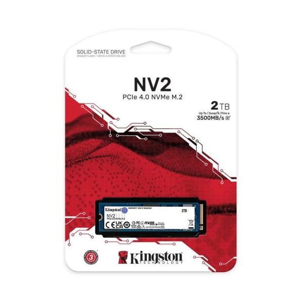 KINGSTON NV2 2 TB NVME GEN4 SSD 3500/2800 (SNV2S/2000G)